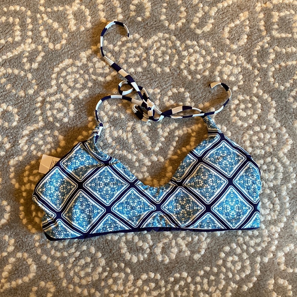 LOFT Reversible Bikini Top NWT